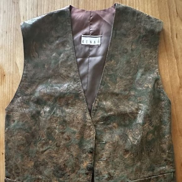 Suede-front Kenar vest size L - Picture 1 of 4
